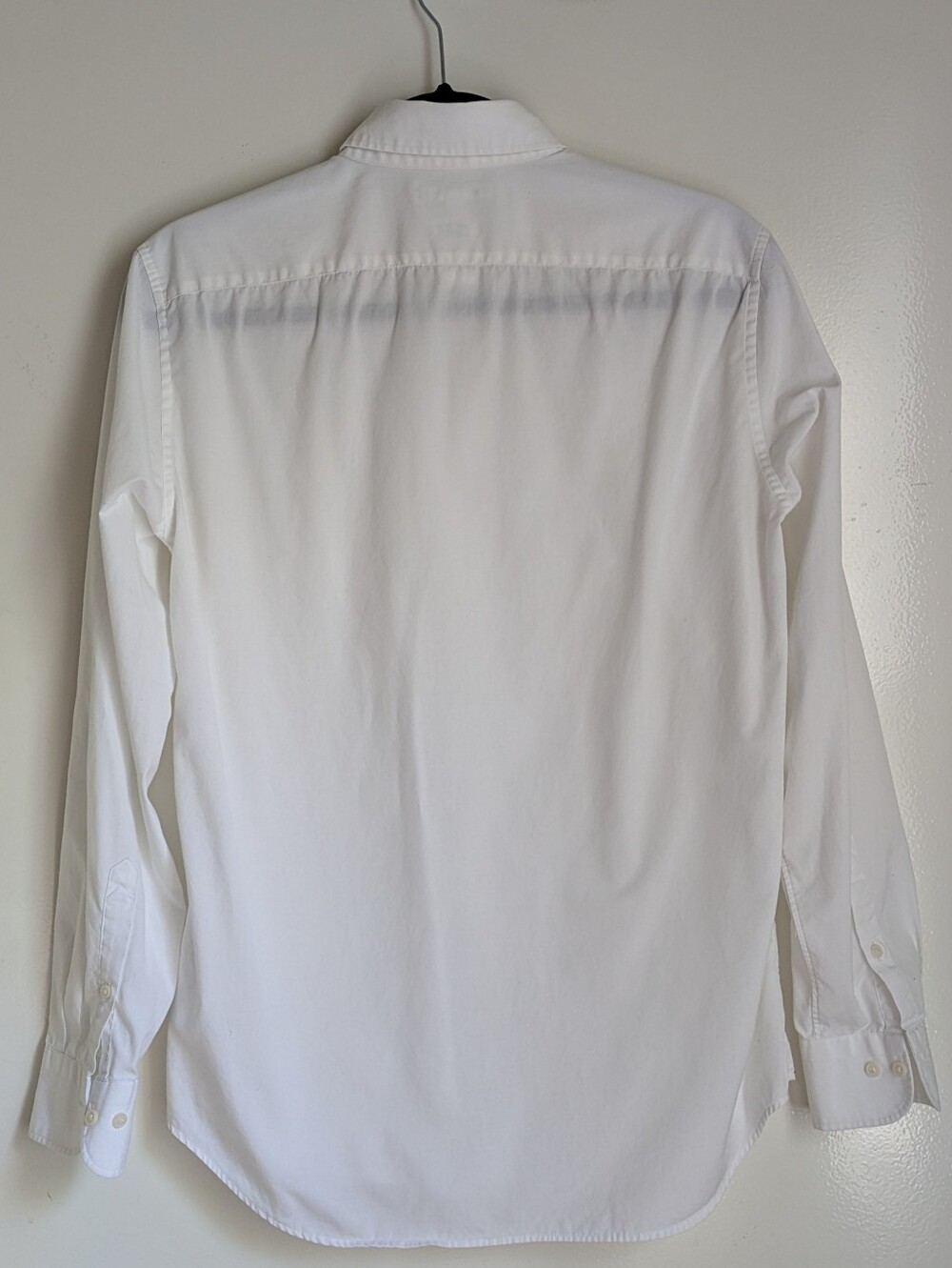 Uniqlo Bundle Slim Fit Small White Blue Plaid Button Down Long Sleeve Shirts - Picture 7 of 12